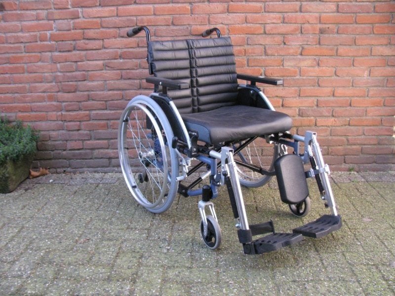 Excel G5 Modulair rolstoel 50cm Met nieuwe hoge druk banden, Ophalen, Inklapbaar, Zo goed als nieuw, Duwrolstoel