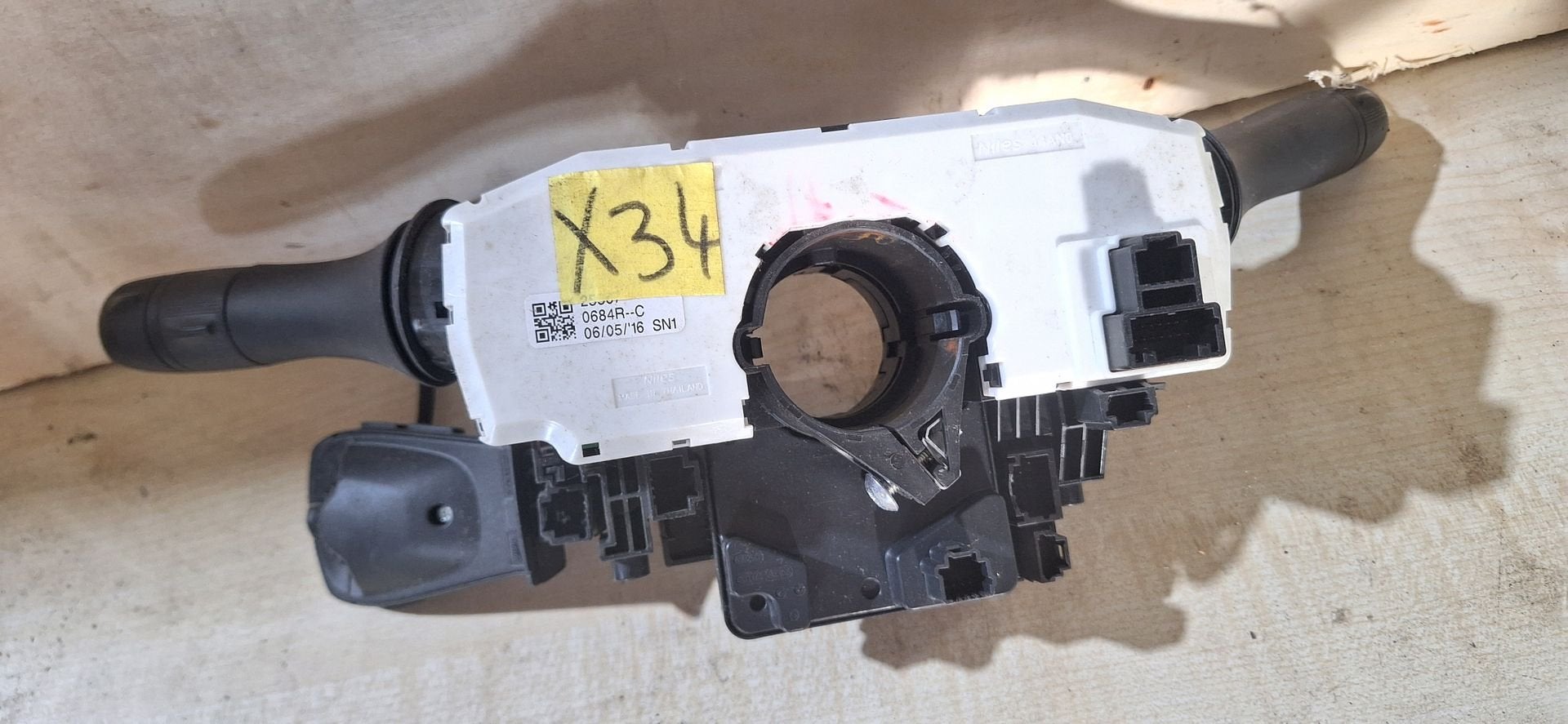 Originele Renault / Dacia Stuurkolomschakelaar + Sleepring e, Gebruikt, -, -, Ophalen of Verzenden