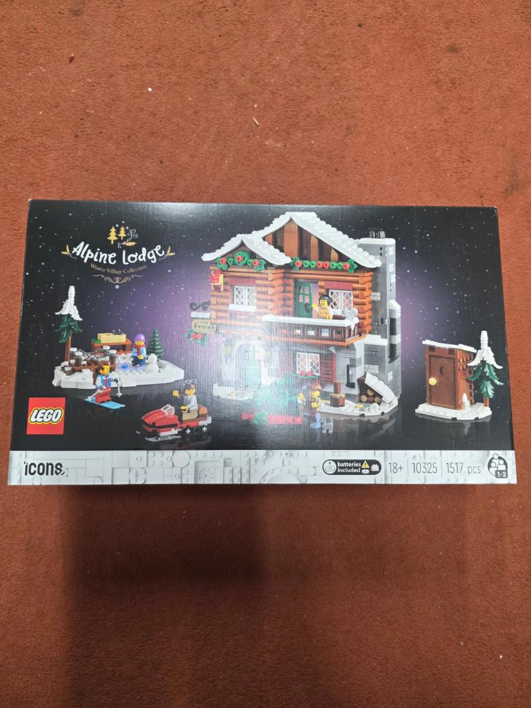 LEGO Icons 10325 Alpine Lodge - Winter Village Collectie, Inclusief minifiguren, Lego, Nieuw, Ophalen of Verzenden
