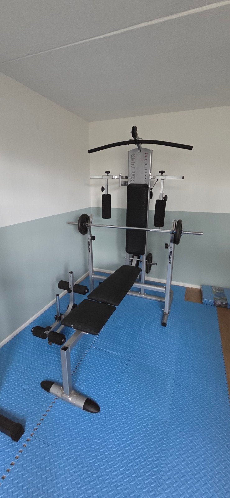 Kettler Classic 100 Homegym met Gewichten, Ophalen, Gebruikt, Benen, Fitnessbank