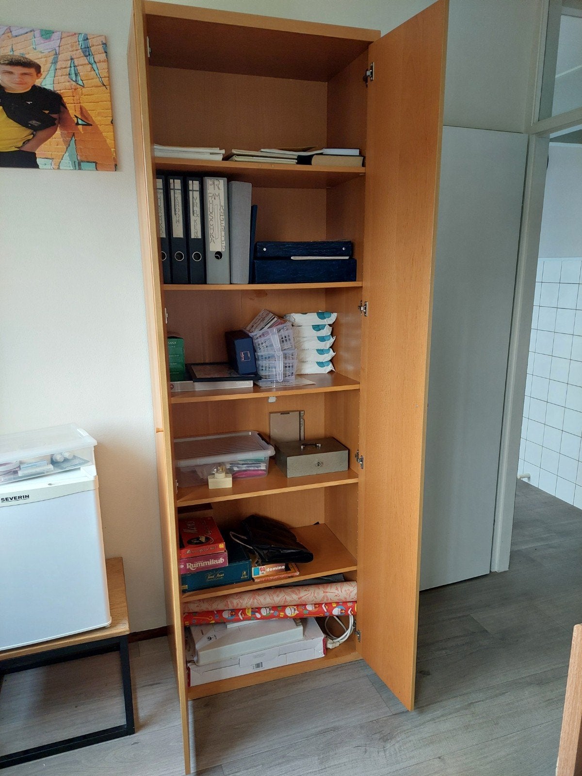 grote kast, Huis en Inrichting, Kasten | Boekenkasten, Gebruikt, 200 cm of meer, Ophalen of Verzenden, 200 cm of meer