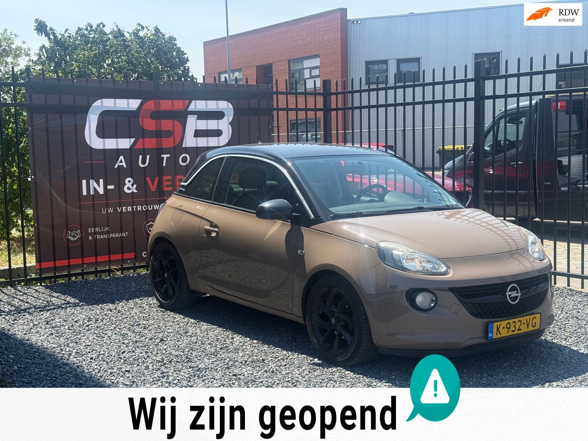 Opel ADAM 1.2 Glam CLIMA!CARPLAY!APK2027!KOOPJE!, Auto's, Opel, Voorwielaandrijving, Euro 5, Zwart, 4 cilinders