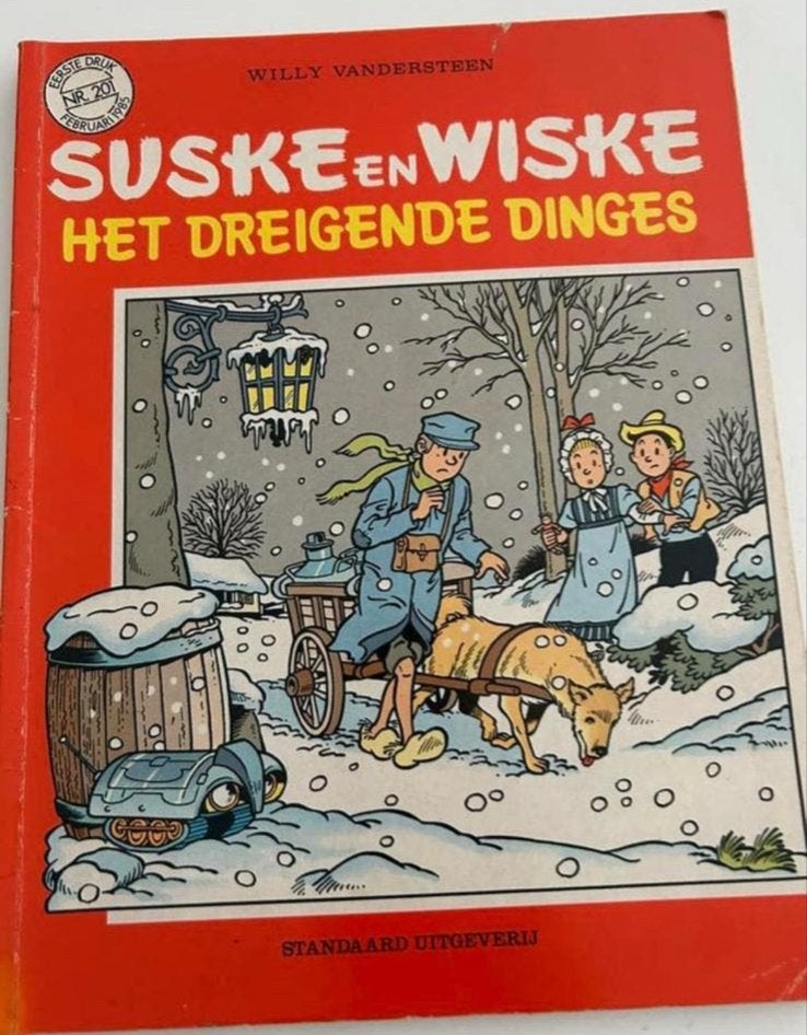 Suske en Wiske 201 - Het Dreigende Dinges, Eén stripboek, Ophalen of Verzenden, Gelezen