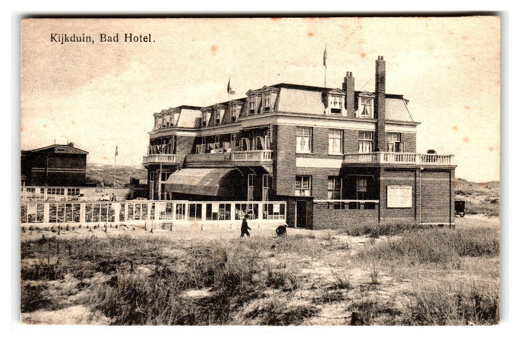 Kijkduin, Bad Hotel, Ophalen of Verzenden, 1920 tot 1940, Gelopen, Zuid-Holland