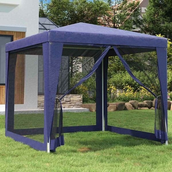 Partytent met 4 mesh zijwanden 2,5x2,5 m  nieuw in doos, Tuin en Terras, Partytenten, Ophalen of Verzenden, Nieuw, Minder dan 5 meter