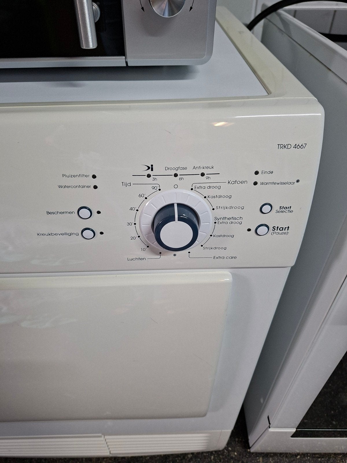 Bauknecht condens droger, Ophalen, 6 tot 8 kg, Zo goed als nieuw, 85 tot 90 cm