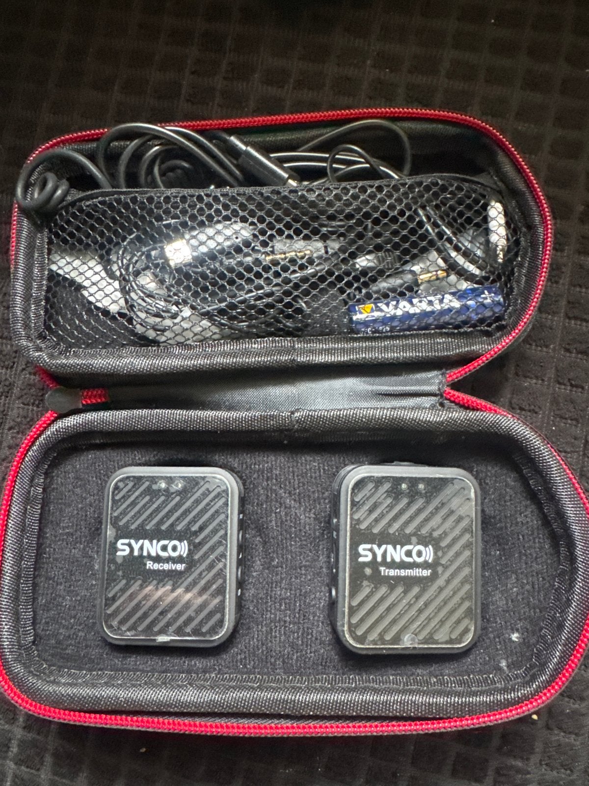 Synco drasdloos Microfoon en Receiver, Ophalen of Verzenden, Zo goed als nieuw, Overige typen, Draadloos