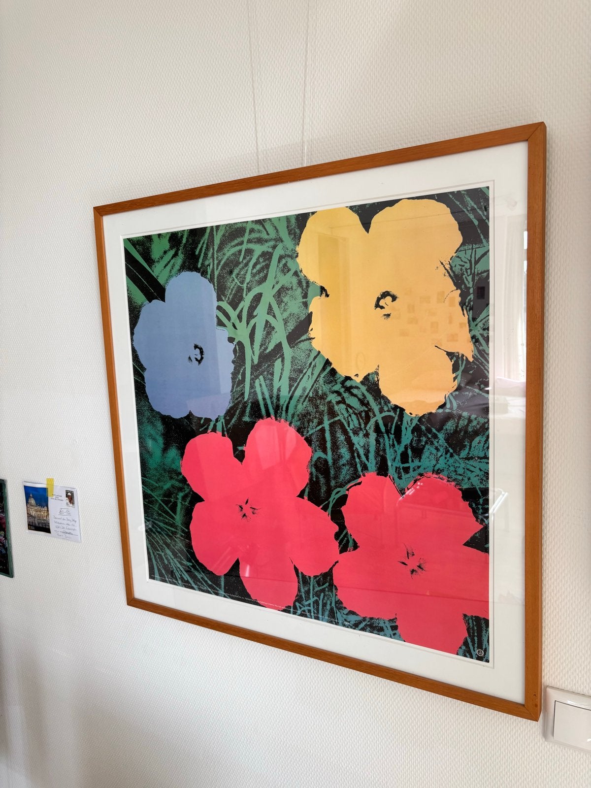 Ingelijste zeefdruk 'Flowers' (1970) van Andy Warhol, Ingelijst, Ophalen of Verzenden, Dieren en Natuur, Zeefdruk