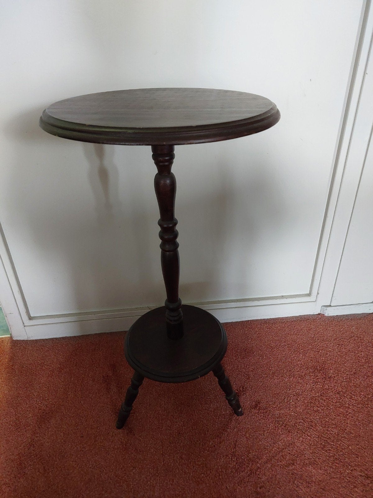 Antieke houten plantentafel / bijzettafel, Antiek en Kunst, Ophalen