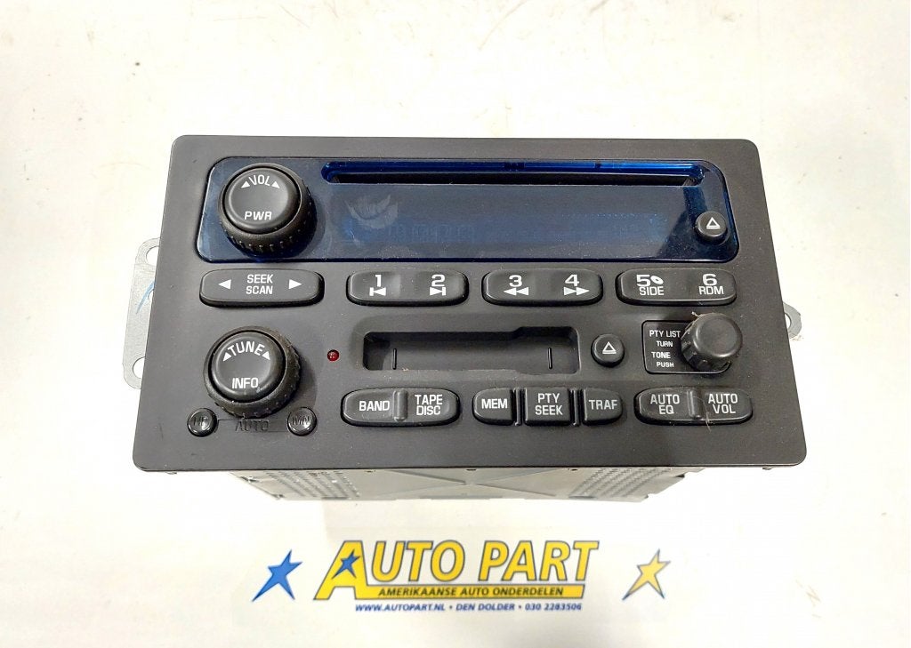 Chevrolet Trailblazer radio/cd 2004-2005, Gebruikt, Info@gm.com, Chevrolet, Ophalen of Verzenden