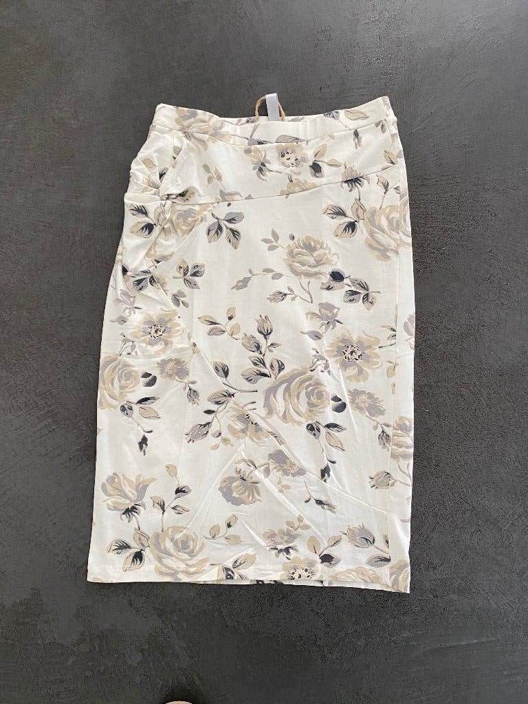 i190/3 Nieuw: Maat S=36: rok Susskind rok rokje wit/beige, Wit, Nieuw, Ophalen of Verzenden, Knielengte