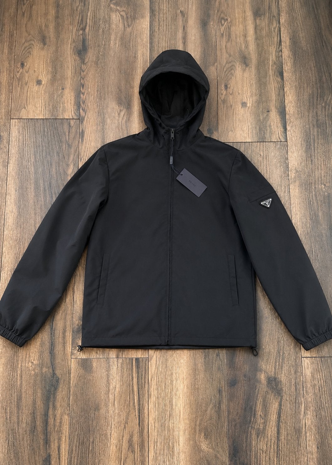 Prada regenjas/windjack zwart maat M, Ophalen of Verzenden, Nieuw, Maat 48/50 (M), Zwart