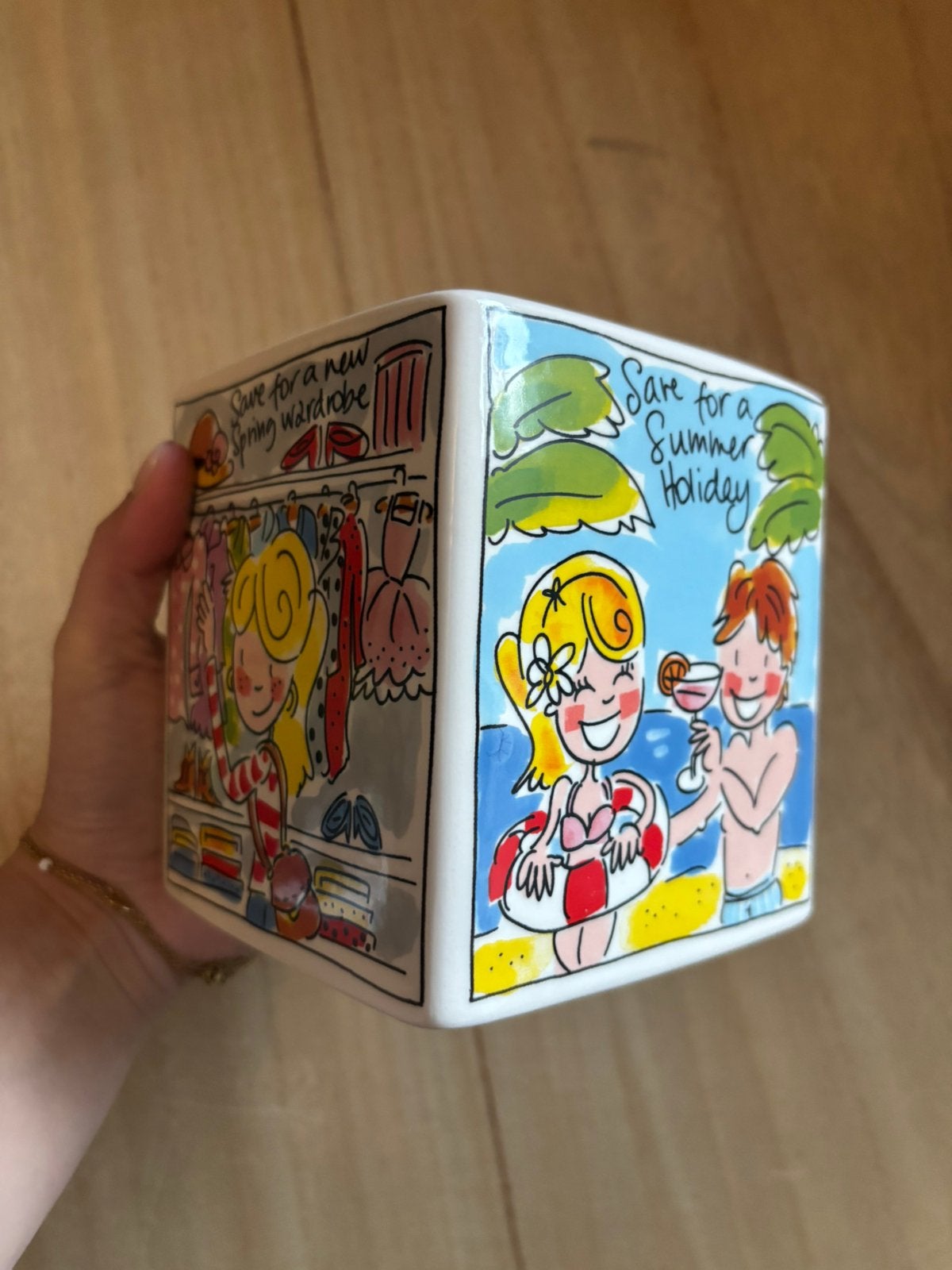 Blond Amsterdam spaarpot, Verzamelen, Ophalen of Verzenden, Nieuw, Steen, Aardewerk of Keramiek, Overige thema's
