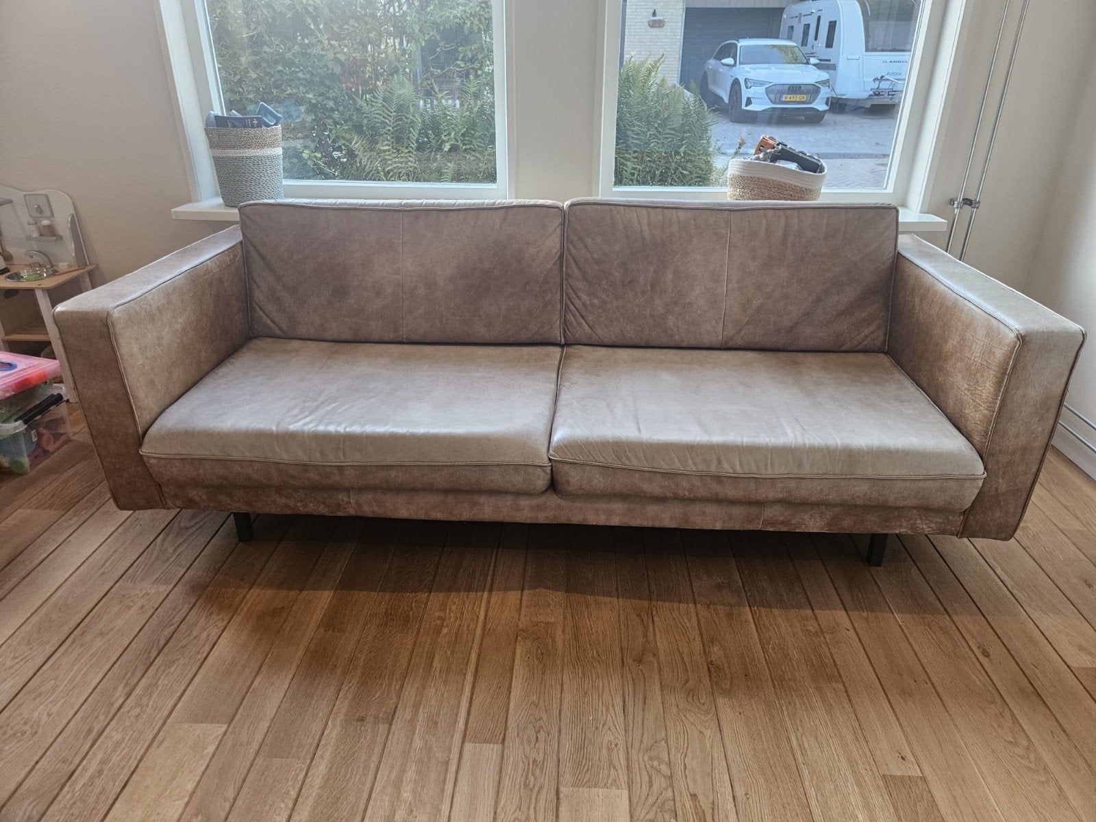 gratis bank, Huis en Inrichting, Banken | Bankstellen, Ophalen, Gebruikt, 75 tot 100 cm, 200 tot 250 cm