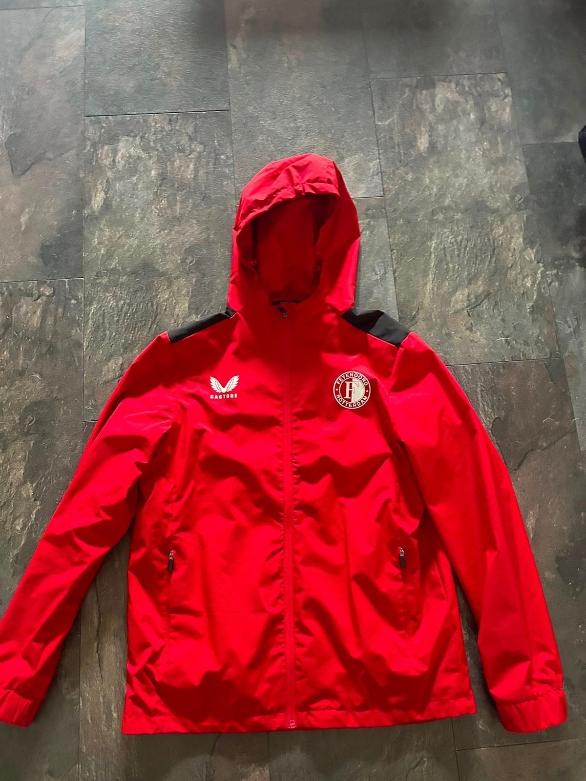 Feyenoord jas, Maat XS of kleiner, Ophalen of Verzenden, Zo goed als nieuw, Overige typen