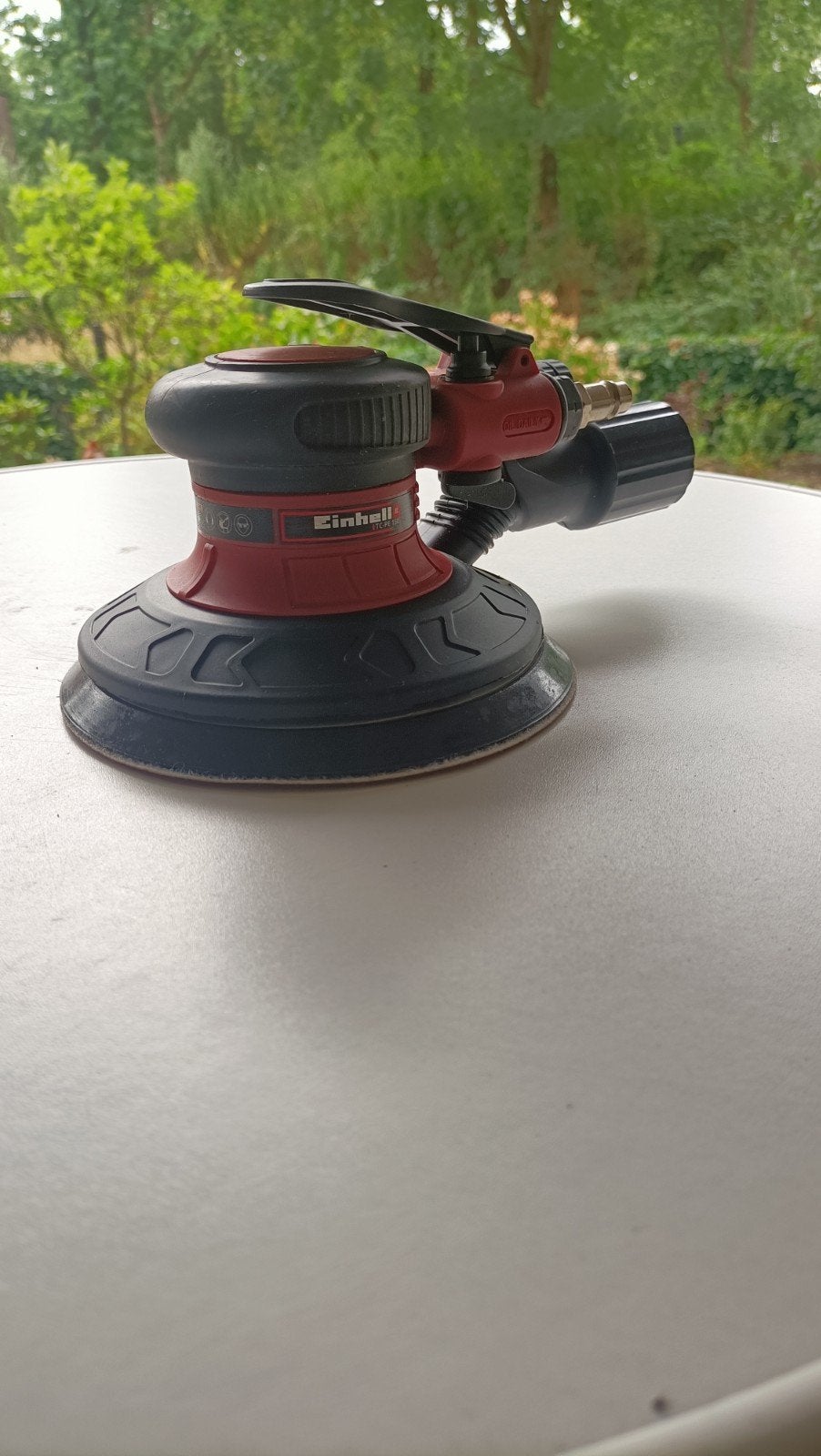 Einhell TC-PE 150 Pneumatische Excentrische Schuurmachine, Doe-het-zelf en Verbouw, Gereedschap | Schuurmachines, Ophalen of Verzenden