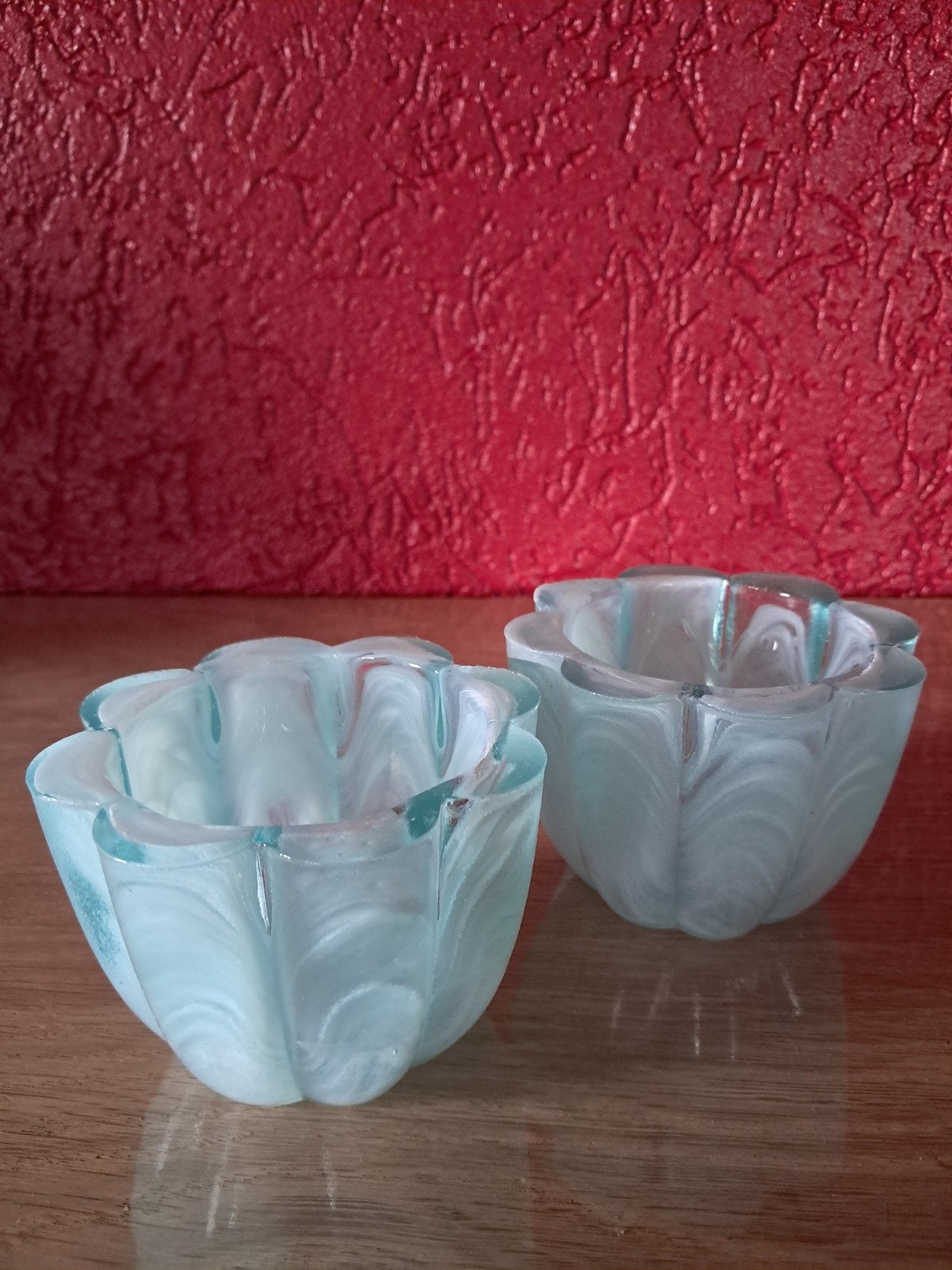 Ecoglass waxinehouder handgemaakt van 100% gerecycled., Ophalen of Verzenden