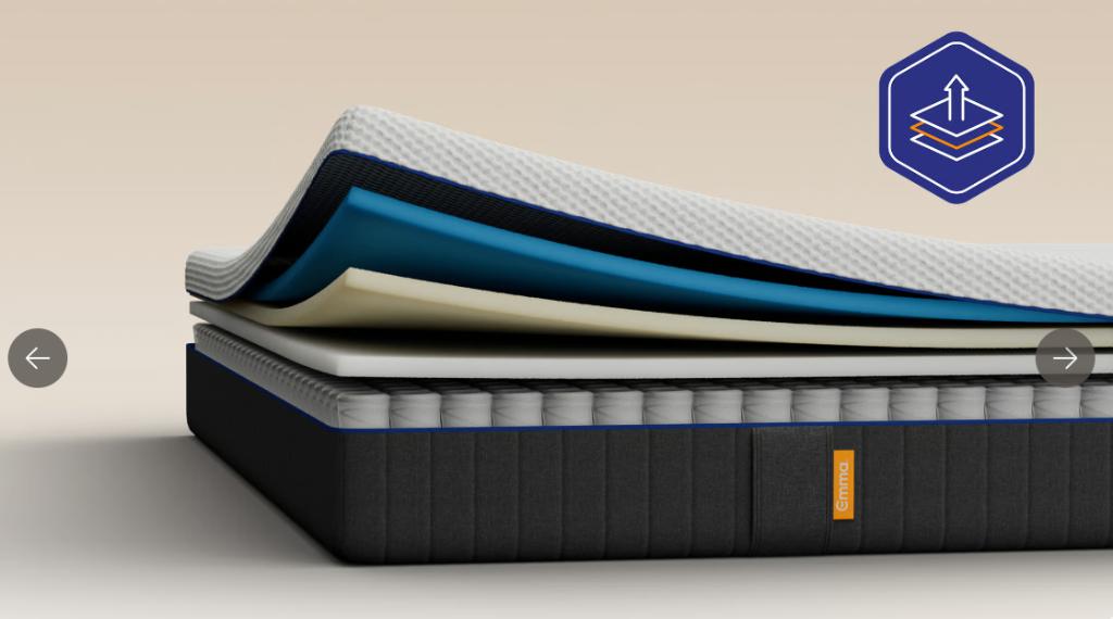matras Nieuw EMMA, Ophalen, Matras, 180 cm, 200 cm