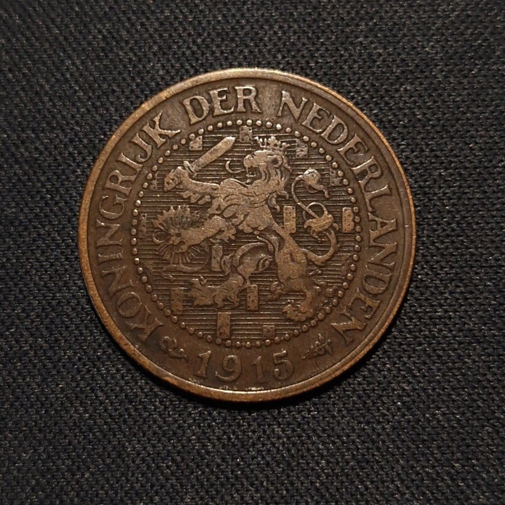 2 1/2 cent 1915, Verzenden, Koningin Wilhelmina, Overige waardes, Losse munt
