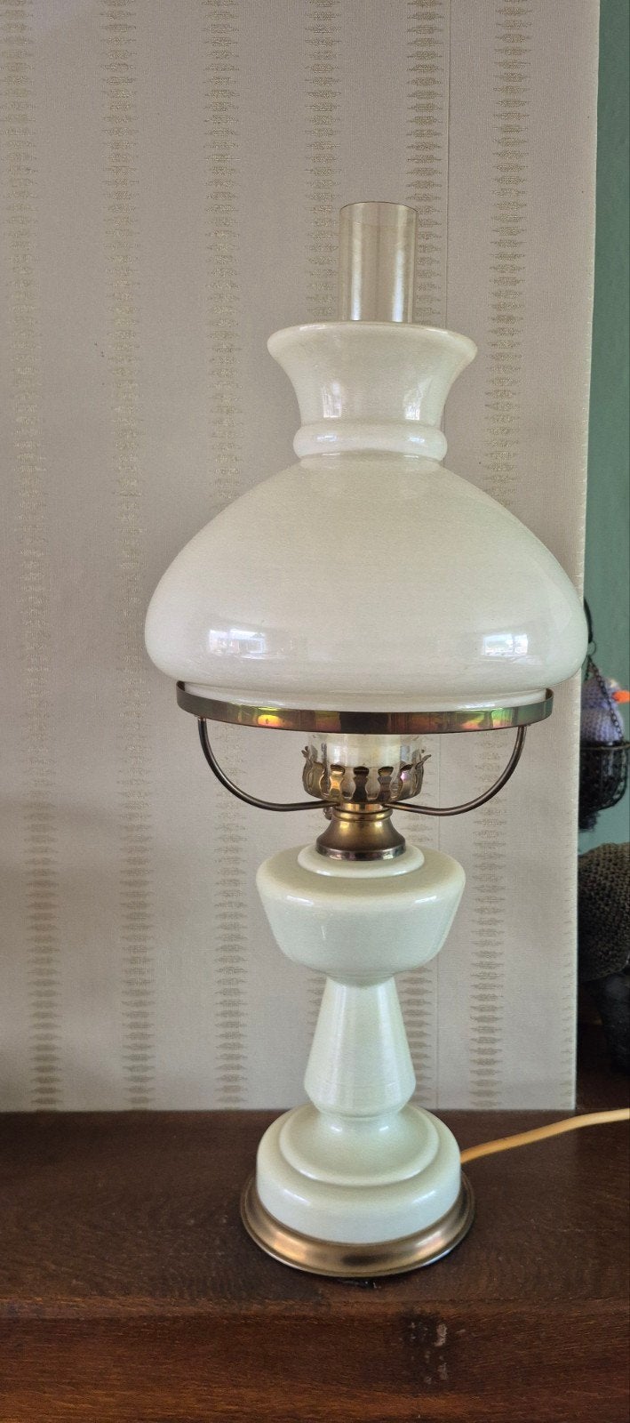 Antieke lamp, Ophalen
