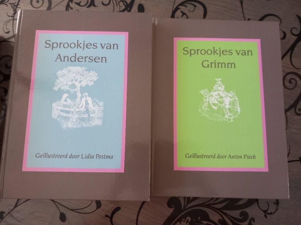 gratis 2 dikke Sprookjesboeken van Andersen & Grimm, Boeken, Ophalen of Verzenden, Zo goed als nieuw, Hans Christian Andersen, Gebroeders Grimm