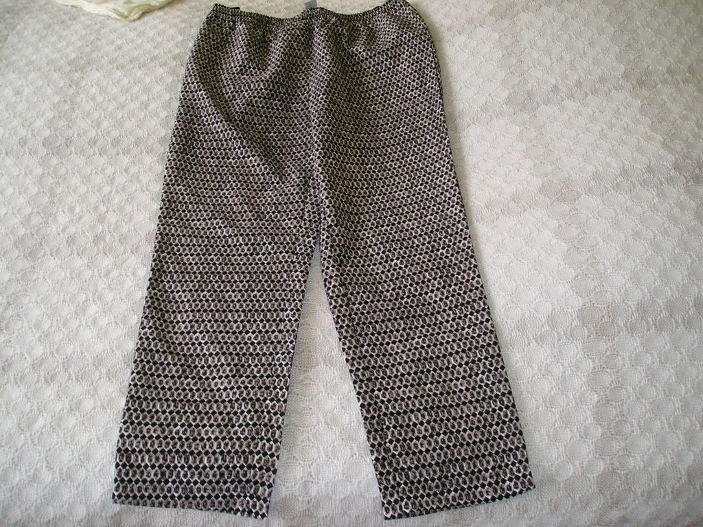 NIEUW - zwarte gemêleerde broek maat 46, Ophalen, Zwart, Maat 46/48 (XL) of groter, Nieuw
