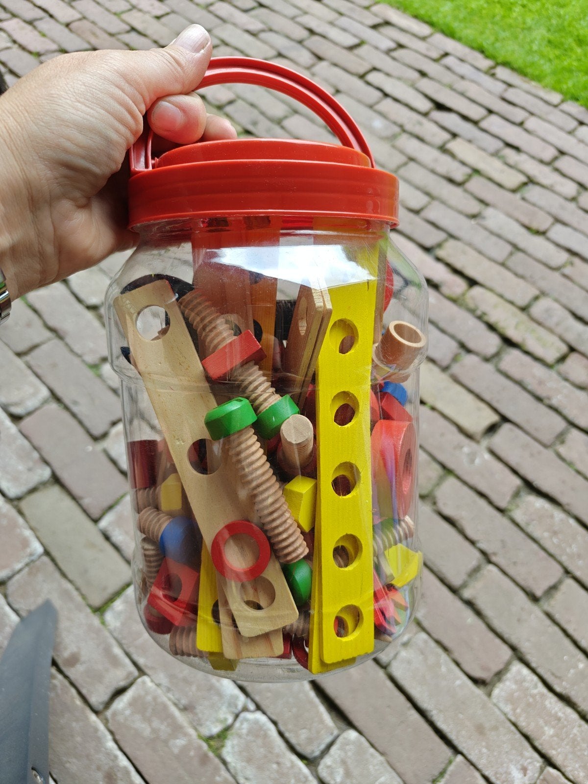 Houten constructie speelset, Ophalen of Verzenden