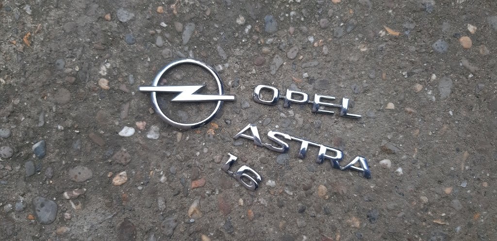 Set emblemen op de achterklep Astra G, Ophalen of Verzenden