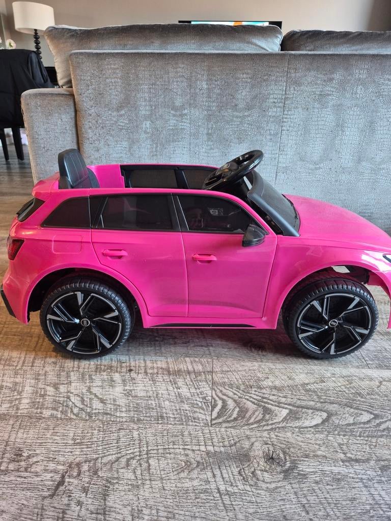 Elektrische roze auto, Ophalen of Verzenden
