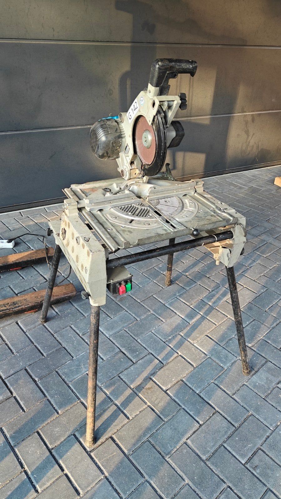 Flipper zaag tafel en afkortzaag in 1 tgs 273 elu, Ophalen, Gebruikt, Afkortzaag