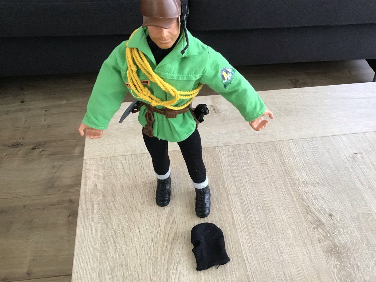 Vintage Action Man met Accessoires, Ophalen of Verzenden, Gebruikt