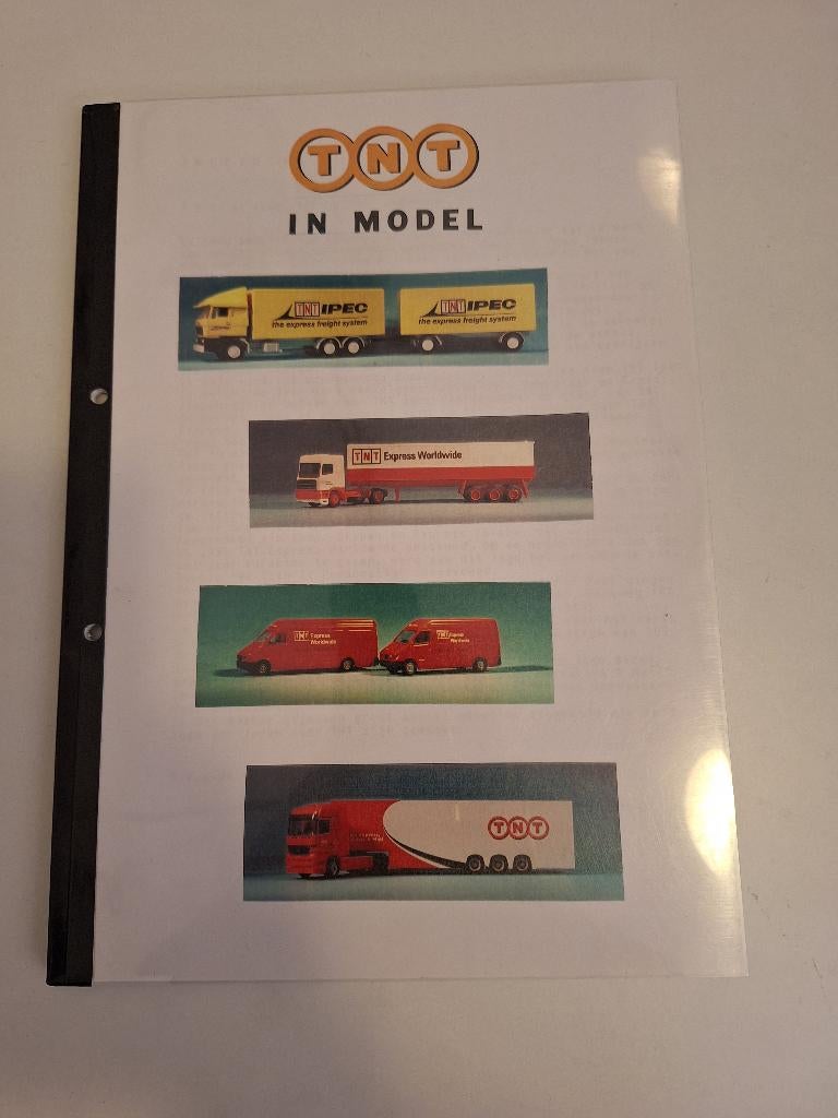 TNT in model (boekwerkje TNT schaalmodellen), Nieuw, Ophalen of Verzenden, Overige merken, N. v.d. Wel