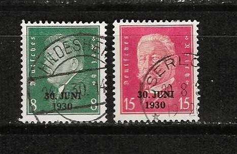 Reich 444-445, Ophalen of Verzenden, Duitse Keizerrijk, Gestempeld