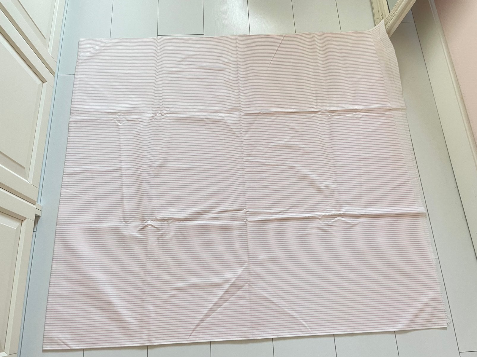 Vintage Laura Ashley stof Candystripe, 120 cm of meer, 200 cm of meer, Ophalen of Verzenden, Zo goed als nieuw