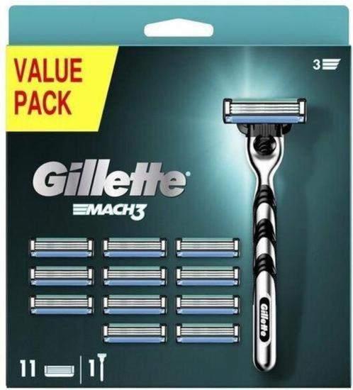 GILLETTE MACH3 SCHEERSYSTEEM - 12 Navulmesjes, Ophalen, Nieuw, Gehele gezicht