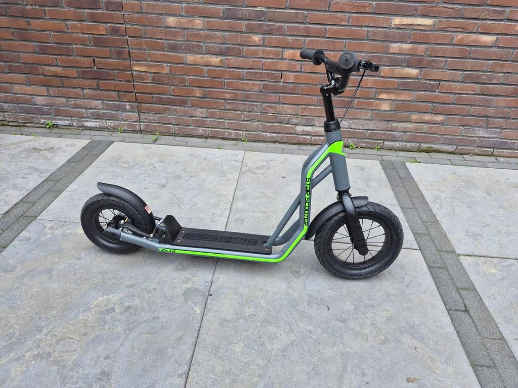 Stoere starscooter step voor kinderen - Grijs/Groen, Fietsen en Brommers, Steps, Ophalen, Zo goed als nieuw, Gewone step, Star Scooter