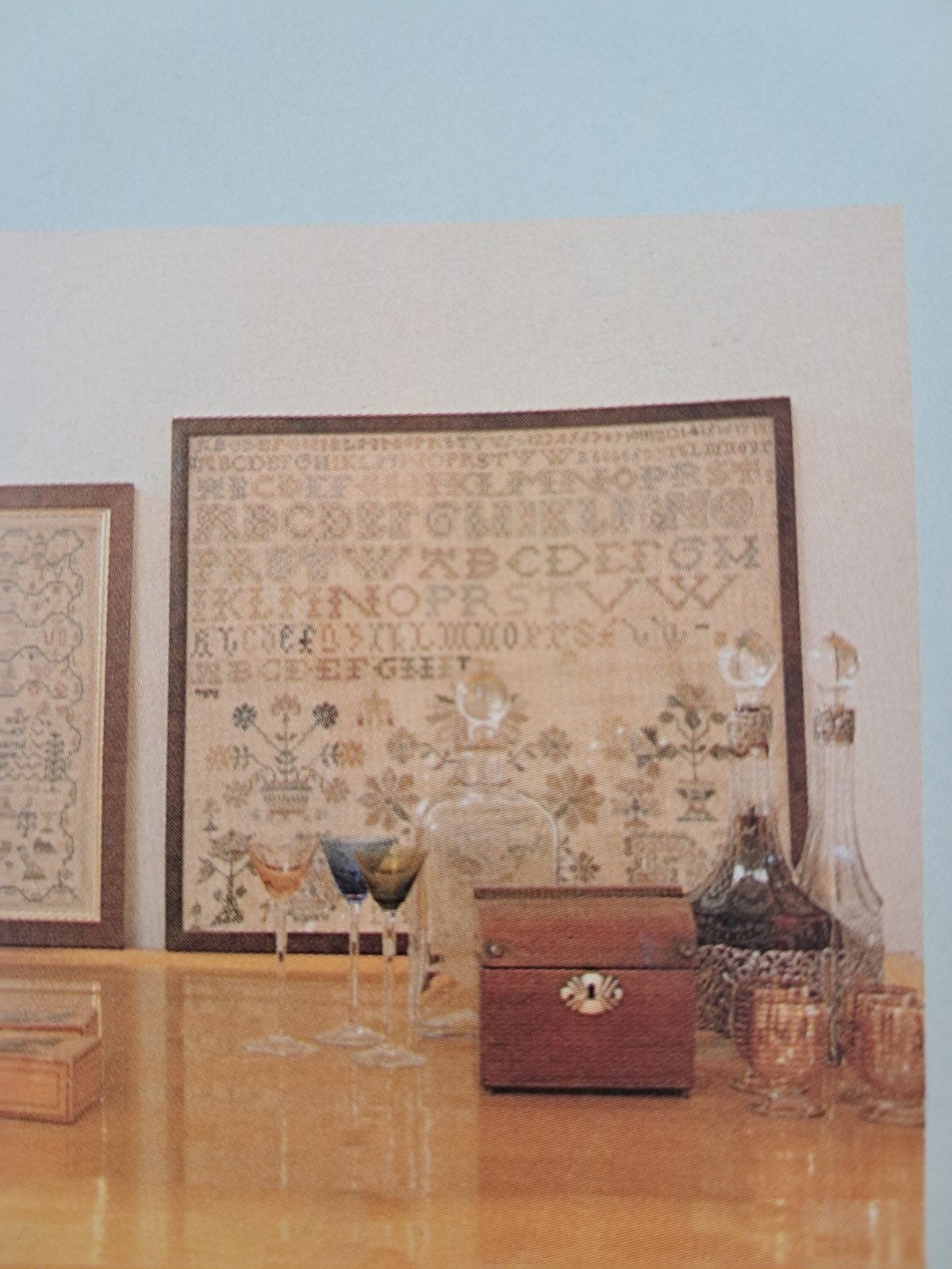 Borduurpatroon van antieke merklap uit 1802, Ophalen of Verzenden, Gebruikt, Handborduren, Patroon