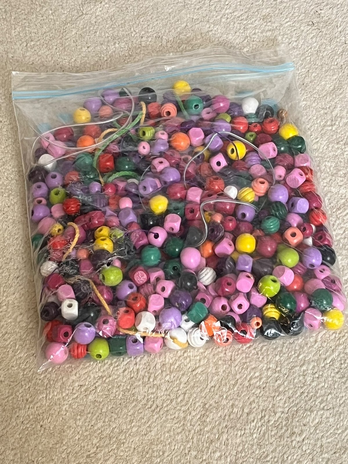 Grote zak met diverse kralen voor sieraden maken, Ophalen of Verzenden, Gebruikt, Kraal