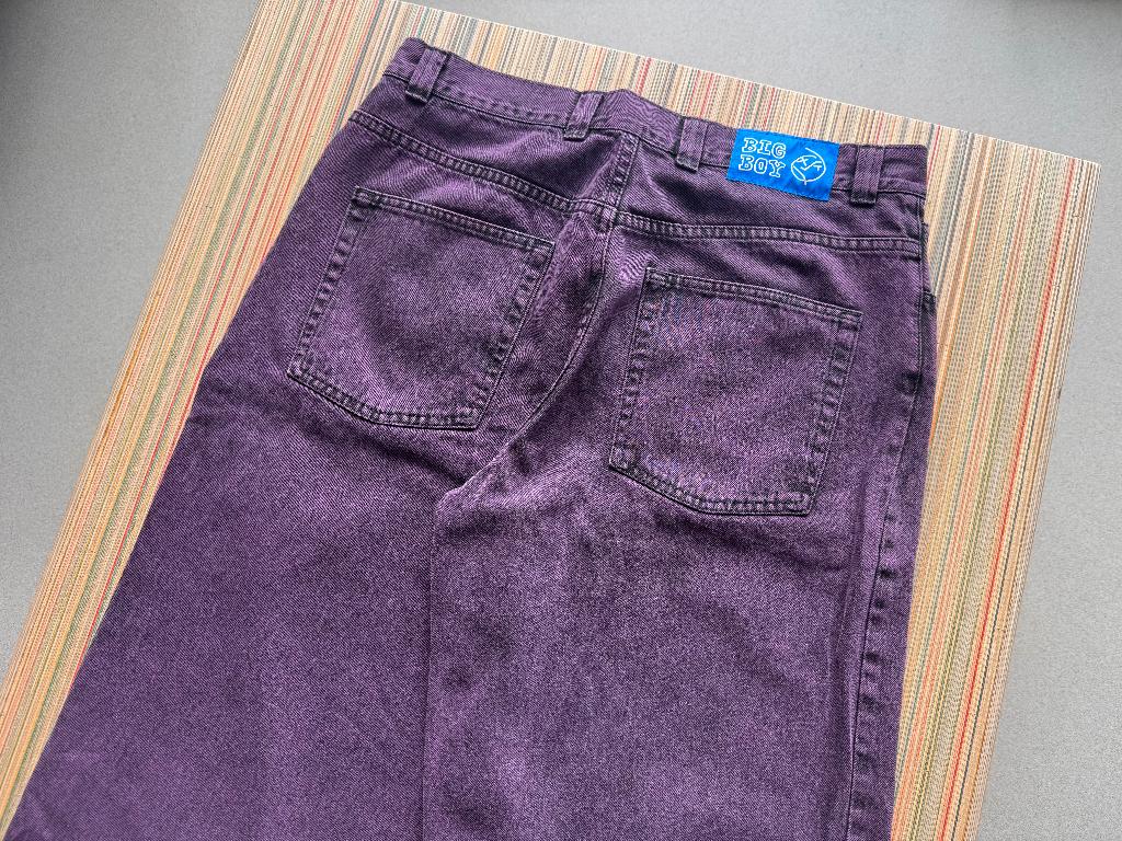 Polar Skate Co - Big Boy Jeans - Purple Black - Maat Large, Overige kleuren, Ophalen of Verzenden, Zo goed als nieuw, Polar Skate Co
