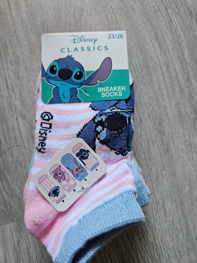 Nieuw Stitch sneakersokken maat 23/26 in verpakking, Stitch, Jongen of Meisje, Nieuw, Ophalen of Verzenden