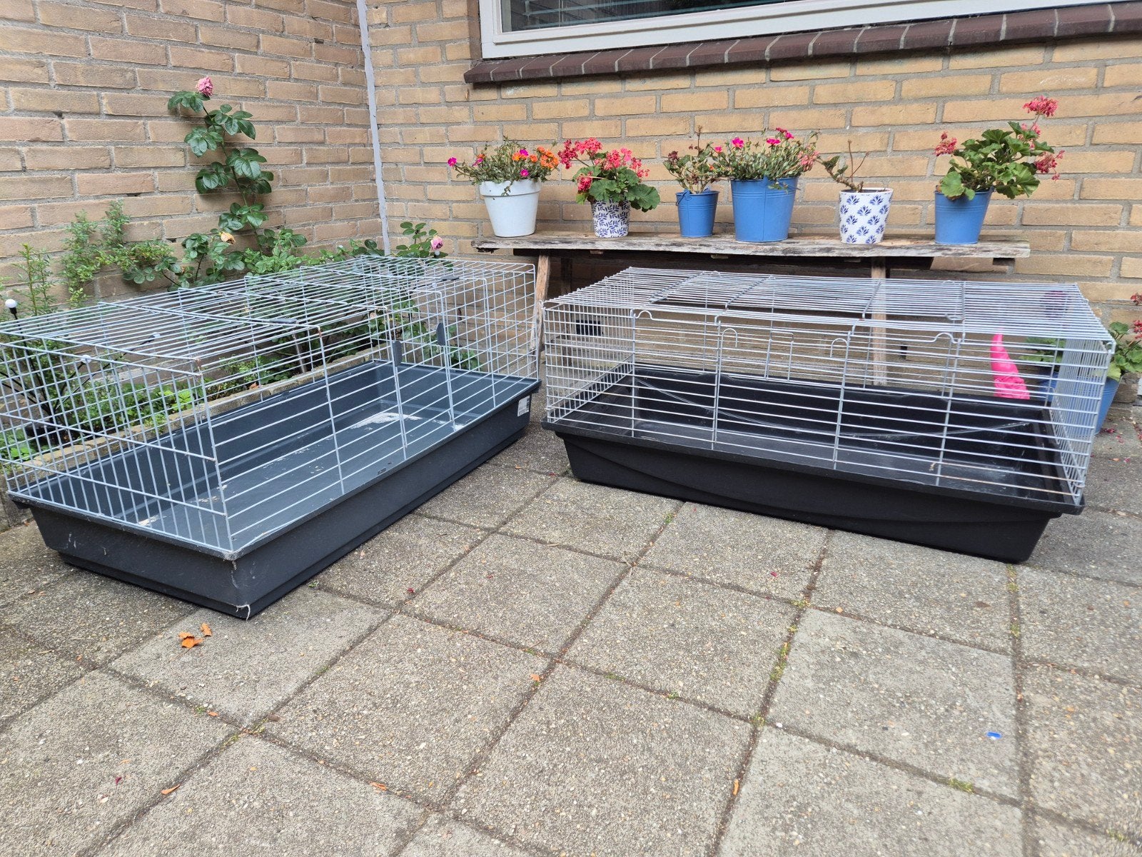 2 knaagdierkooien gratis af te halen, Dieren en Toebehoren, Knaagdieren en Konijnen | Hokken en Kooien, Gebruikt, Konijn, Hok