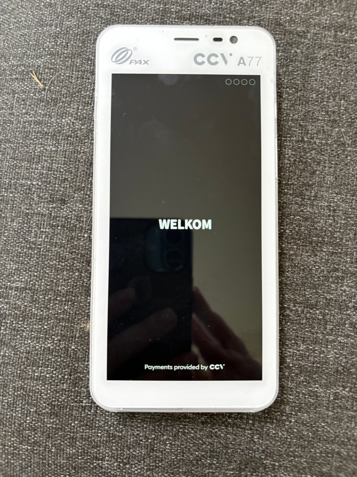 CCV Pax A77 Mobiel Pinapparaat - Wit, Ophalen of Verzenden