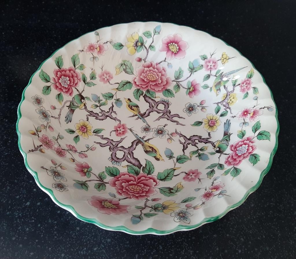 Old Foley Staffordshire Cinese Rose schaal, Ophalen of Verzenden, Overige stijlen, Porselein, Schaal of Schalen