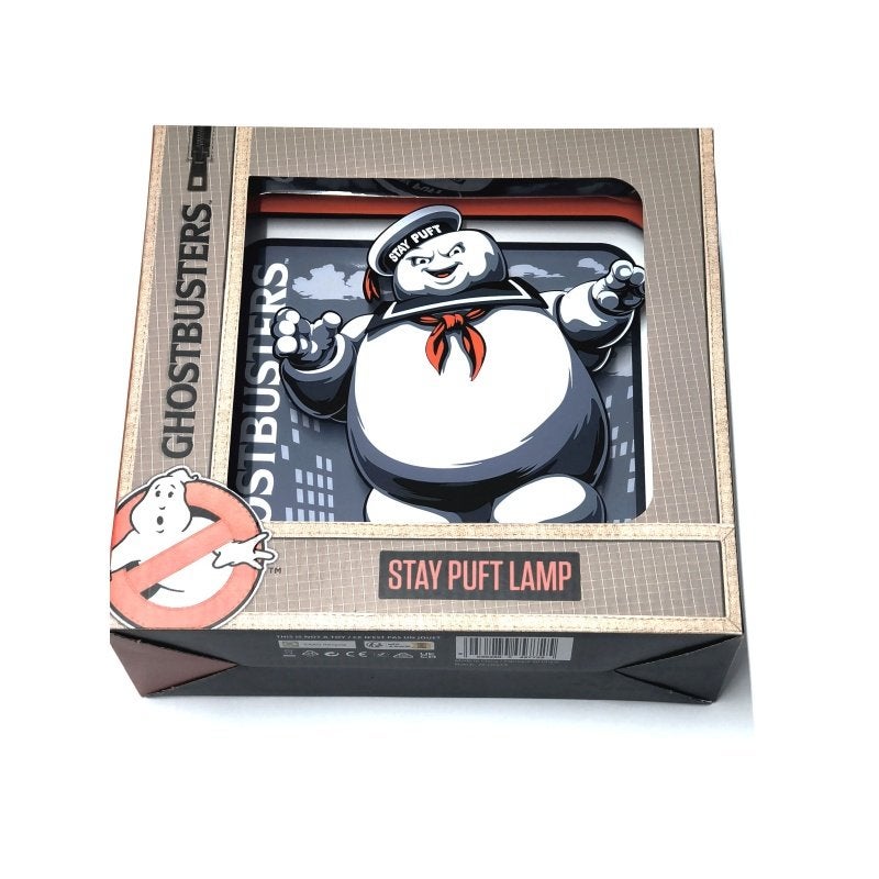 Ghostbusters - Stay Puft 3D Desk Lamp / Wand Lamp, Kunststof, 20 cm, Ophalen of Verzenden, Sfeerlamp