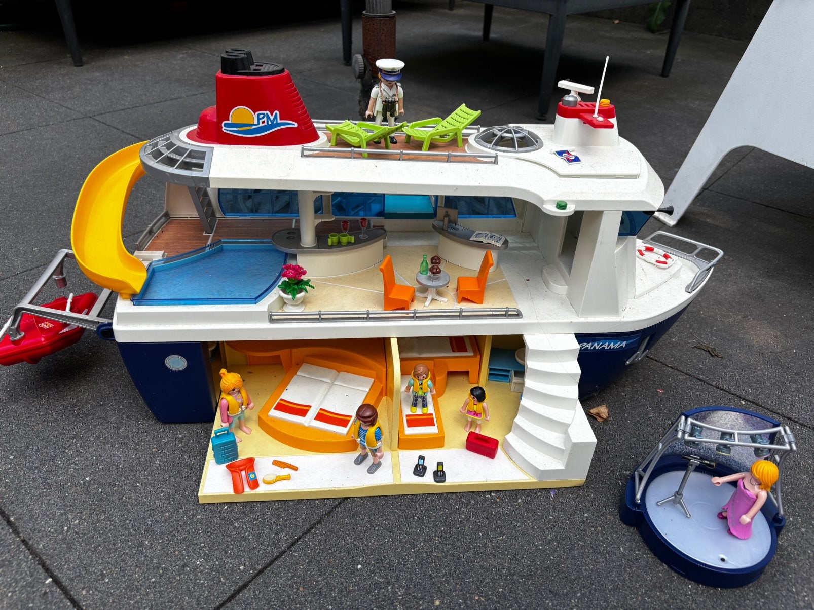 Playmobil cruiseschip, Ophalen, Zo goed als nieuw, Elektrisch, Overige merken
