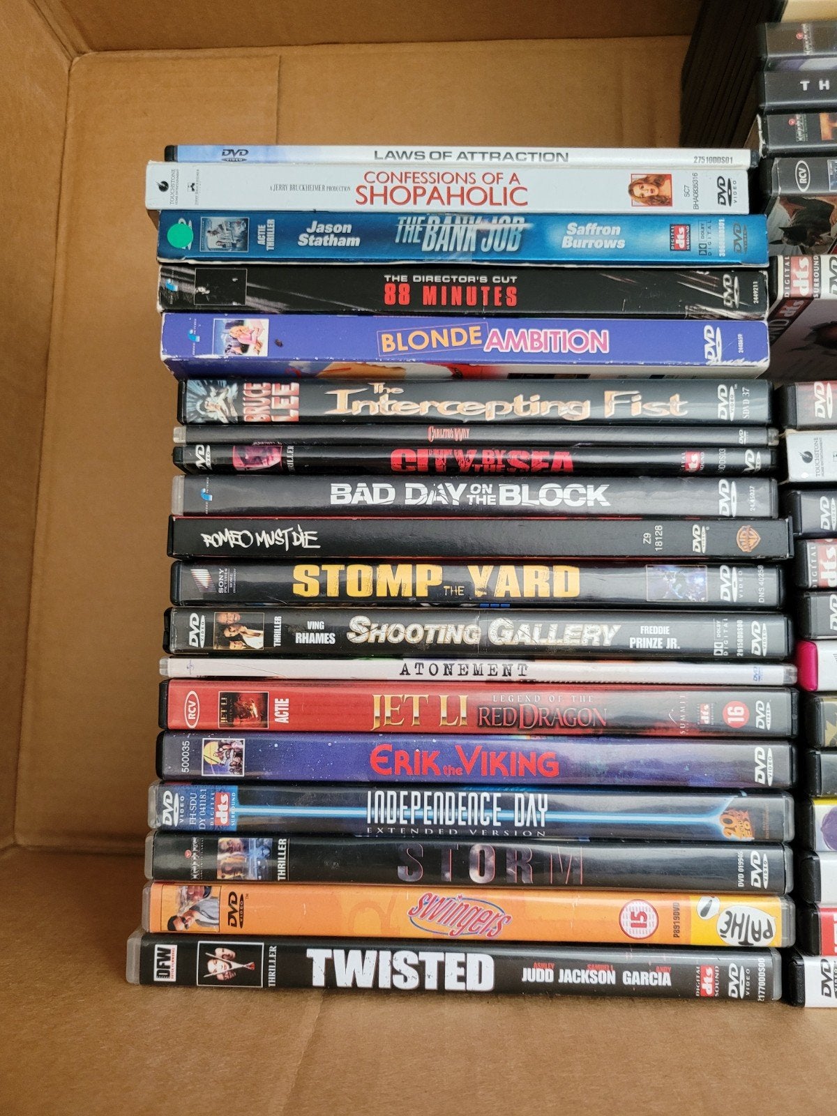 Goodfellas, Independence Day, Romeo Must Die, The Bank Job,, Ophalen of Verzenden, Zo goed als nieuw, Overige gebieden