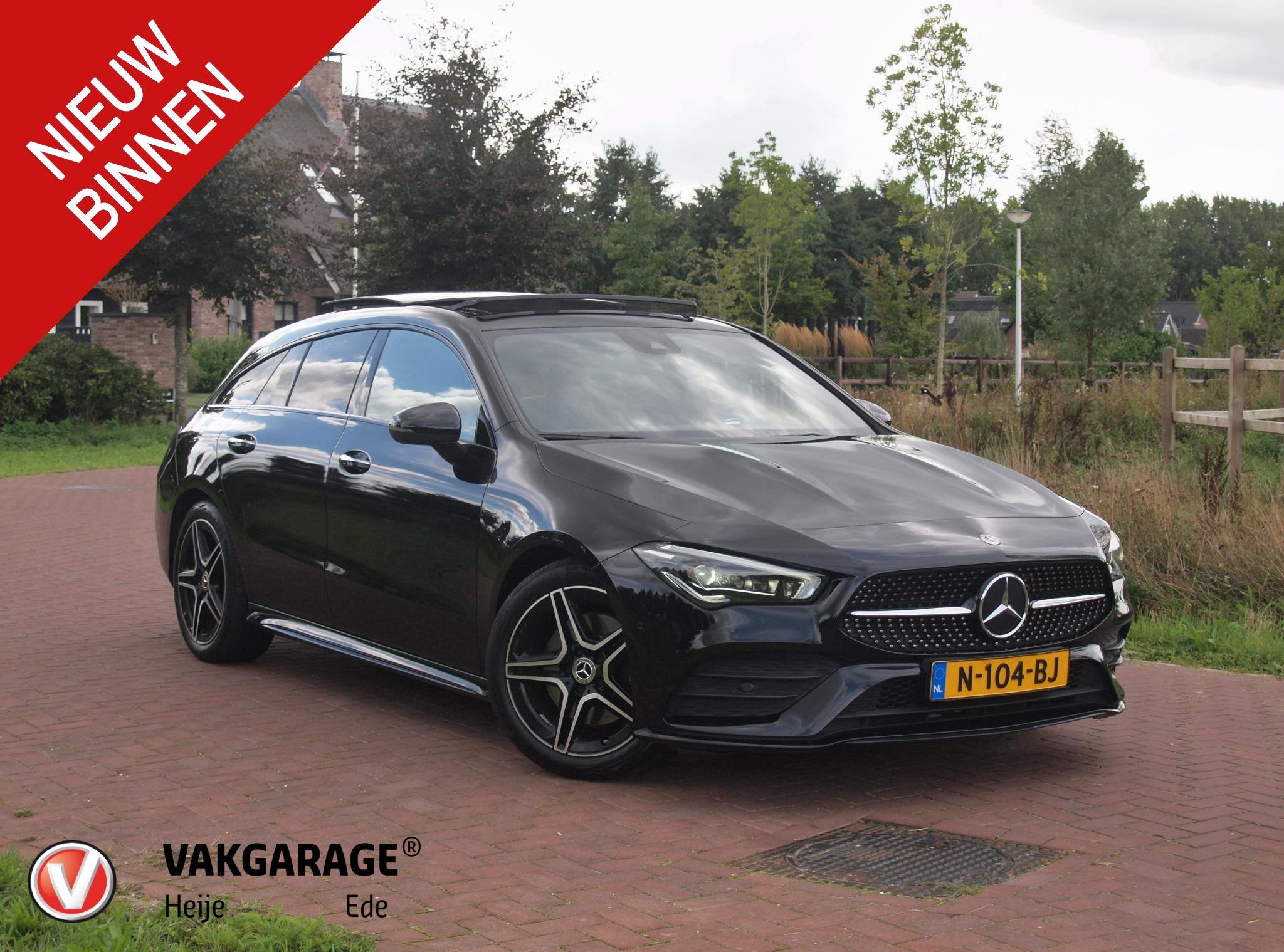 Mercedes-Benz CLA-klasse Shooting Brake 200 Business Solutio, 730 kg, Gebruikt, 4 cilinders, Leder en Stof