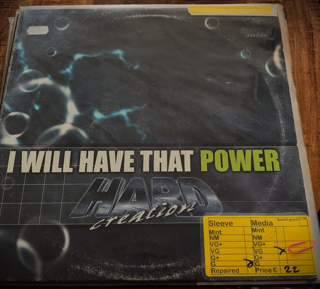 Hard Creation - I Will have that power, Cd's en Dvd's, Gebruikt, Hardcore, Ophalen of Verzenden, EP