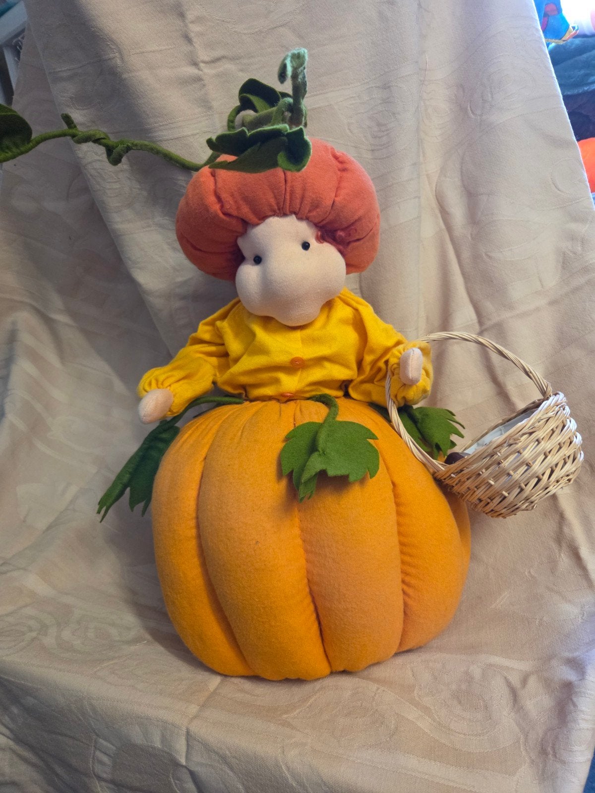 Moedertje pompoen herfsttafel?? zo mooi, Ophalen of Verzenden, Gebruikt, Figuurtje(s)