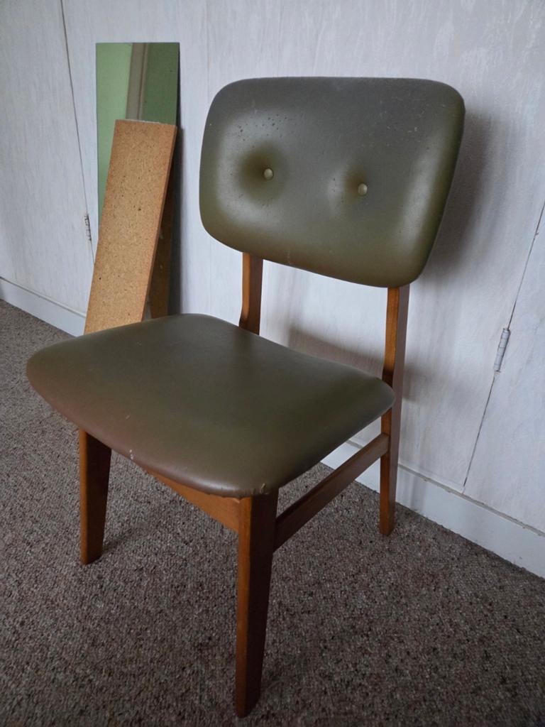 Vintage retro eetkamerstoel stoel, Ophalen, Huis en Inrichting